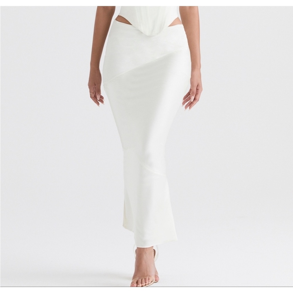 Ivory House of CB‎ 'Colette' white size L NWOT